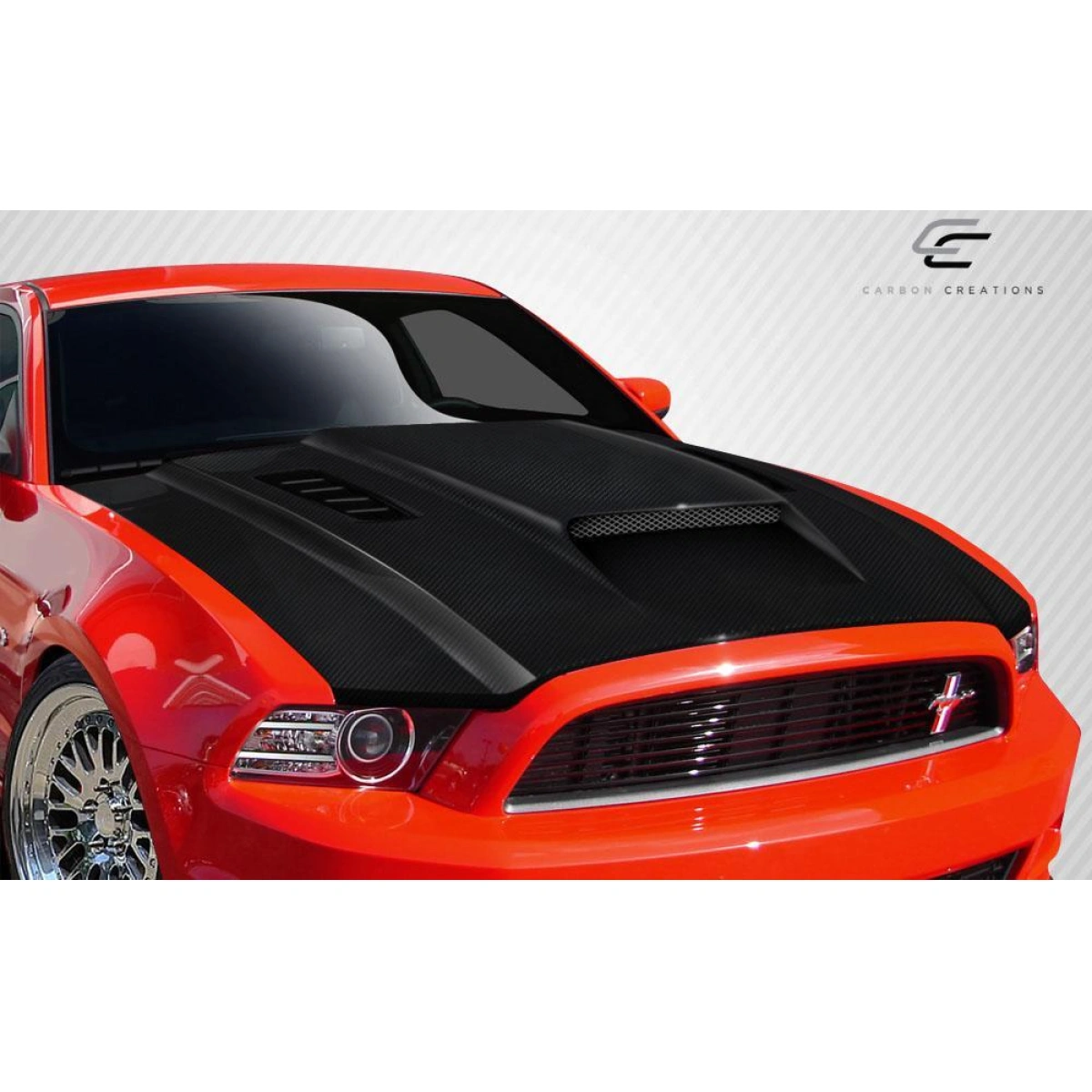 Modify your Ford Mustang 2013 with our Exterior/Hoods - 4