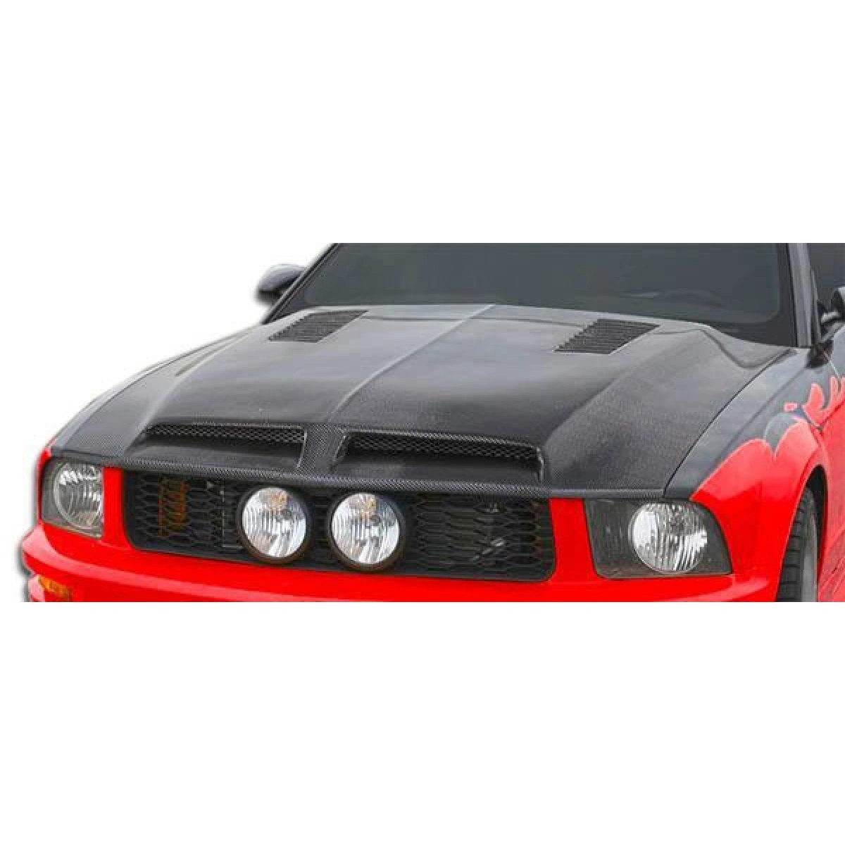Modify your Ford Mustang 2005 with our Exterior/Hoods - 2