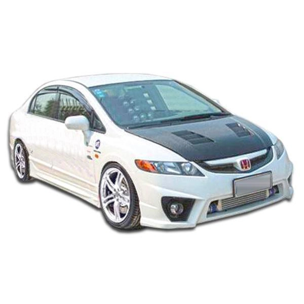 Modify your Honda Civic 2006 with our Exterior/Front Bumpers - 3