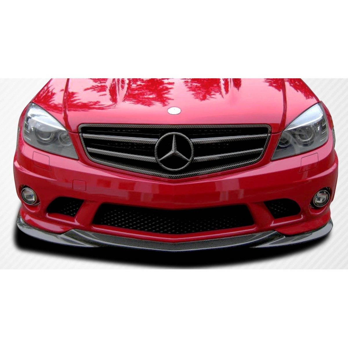 Modify your Mercedes-Benz C-Class 2008 with our Exterior/Front Lips - 3