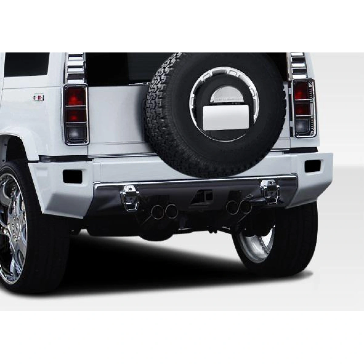 Modify your Hummer H2 2003 with our Exterior/Rear Lips - 3