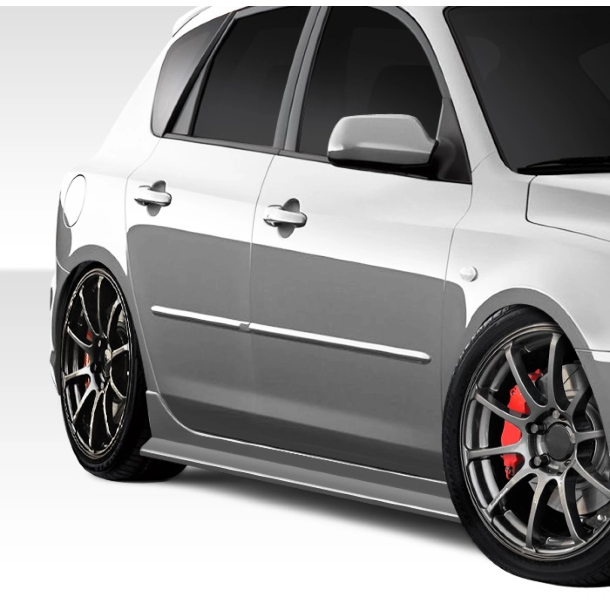 Modify your Mazda 3 2004 with our Exterior/Side Skirts - 3