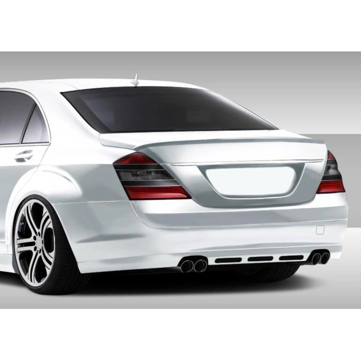 Modify your Mercedes-Benz S-Class 2007 with our Exterior/Rear Lips - 3