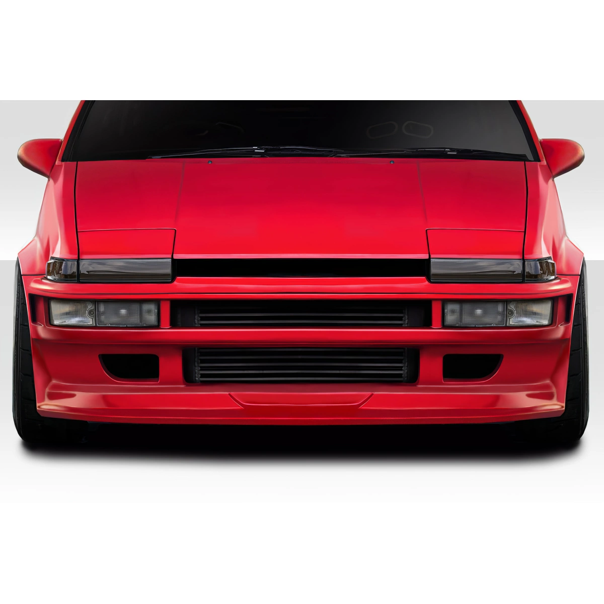 Modify your Toyota Corolla 1984 with our Exterior/Front Bumpers - 1