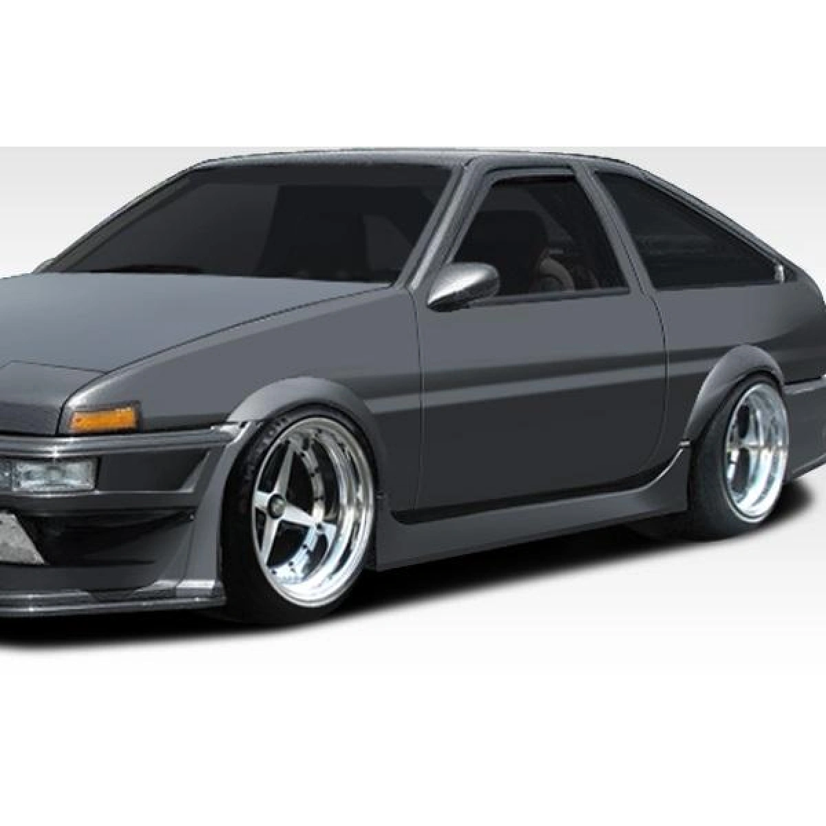 Modify your Toyota Corolla 1984 with our Exterior/Side Skirts - 3