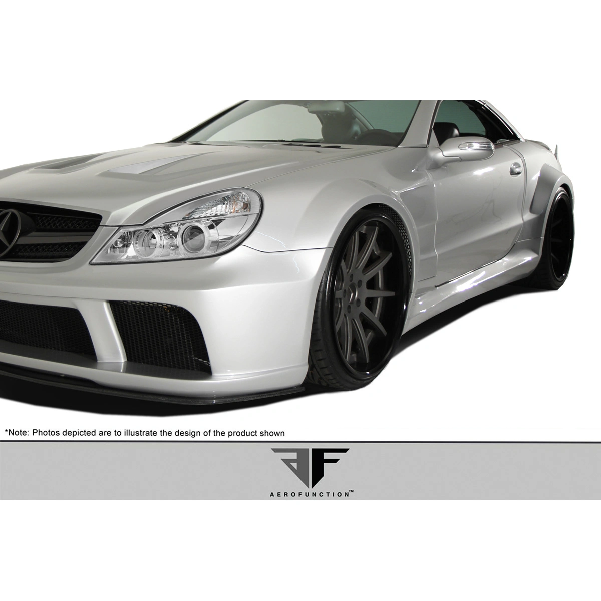 Modify your Mercedes-Benz SL-Class 2003 with our Exterior/Side Skirts - 12
