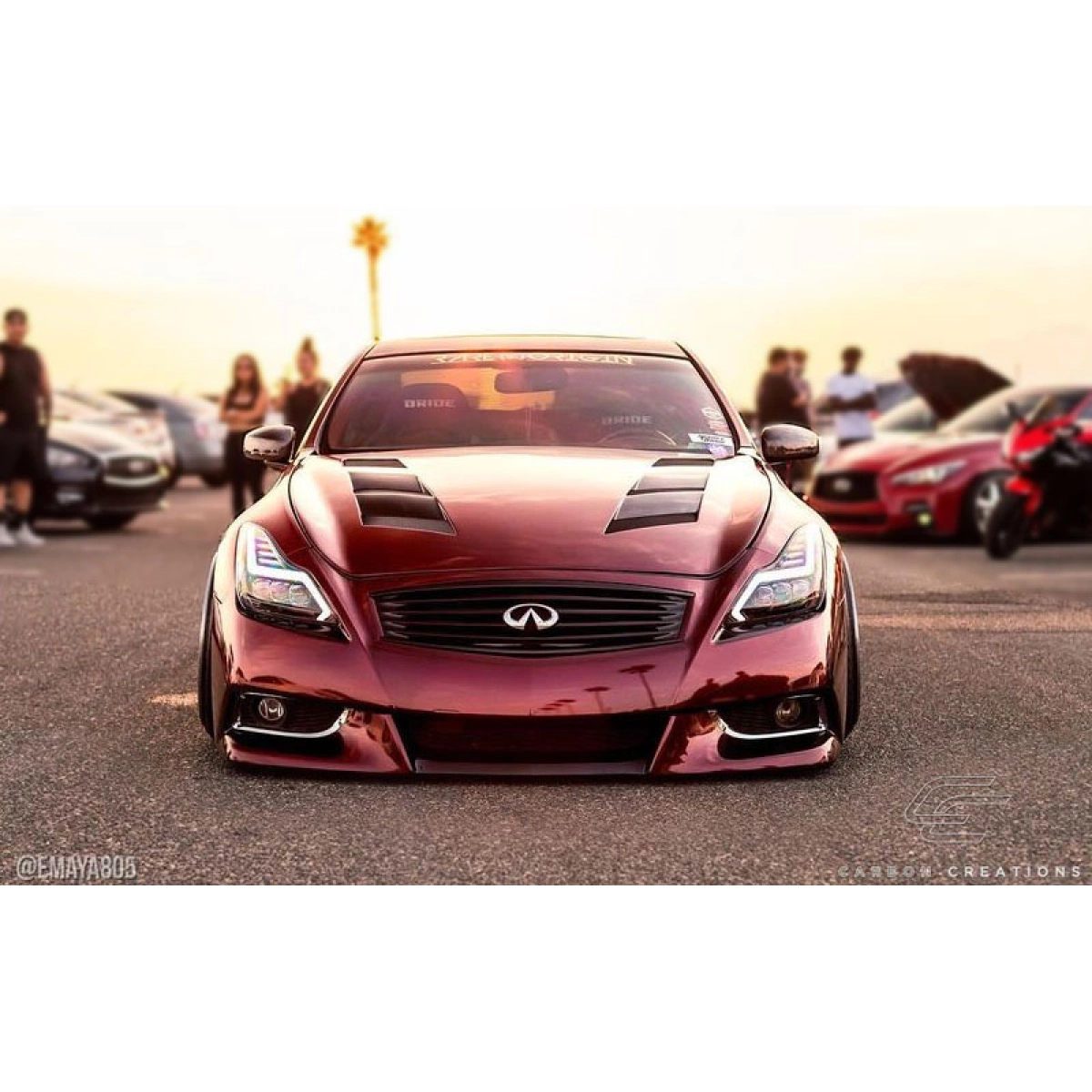 Modify your Infiniti G37 2008 with our Exterior/Hoods - 6