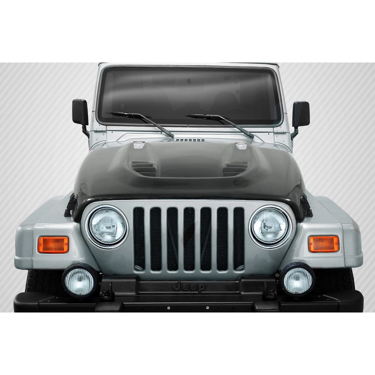 Modify your Jeep Wrangler 1997 with our Exterior/Hoods - 1