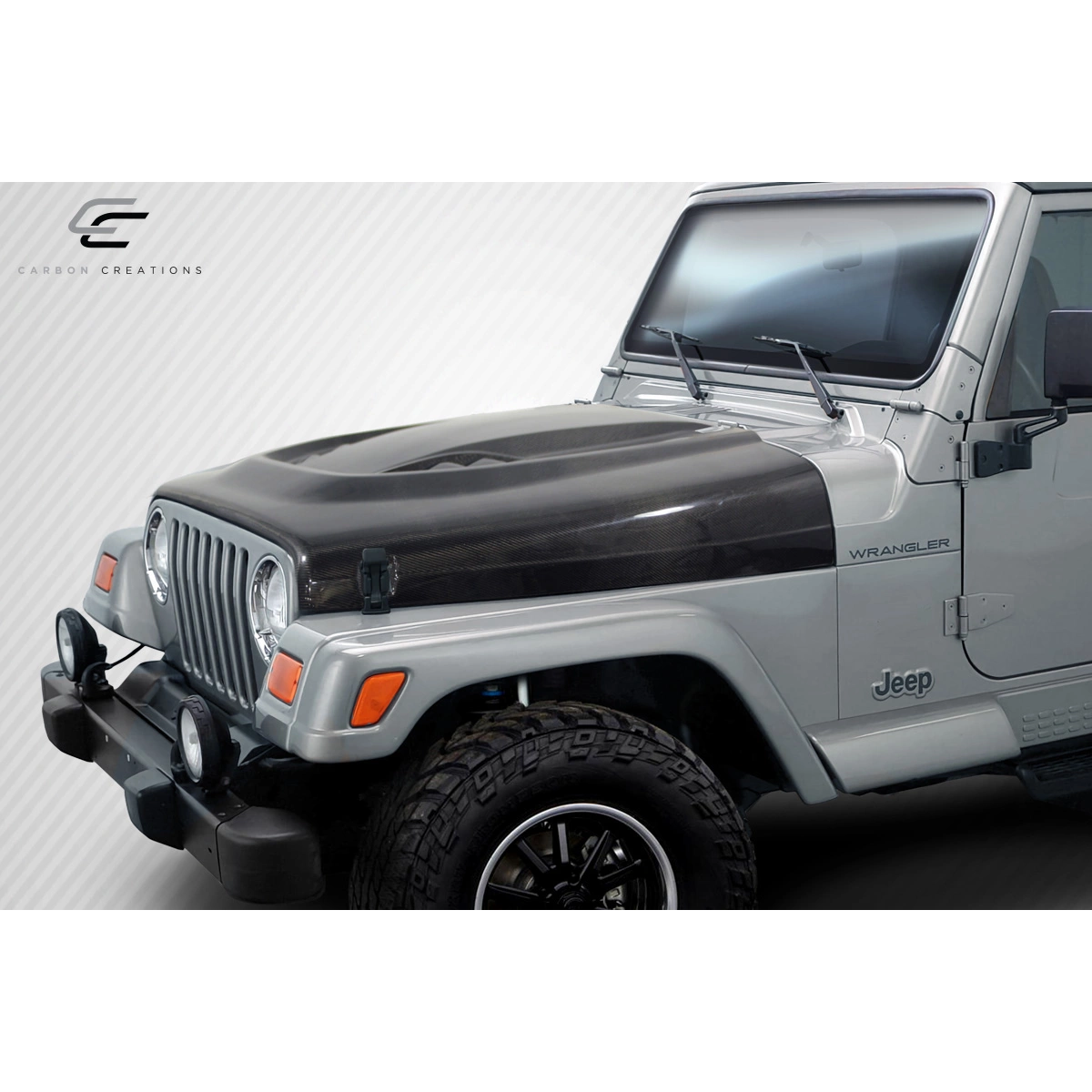 Modify your Jeep Wrangler 1997 with our Exterior/Hoods - 6