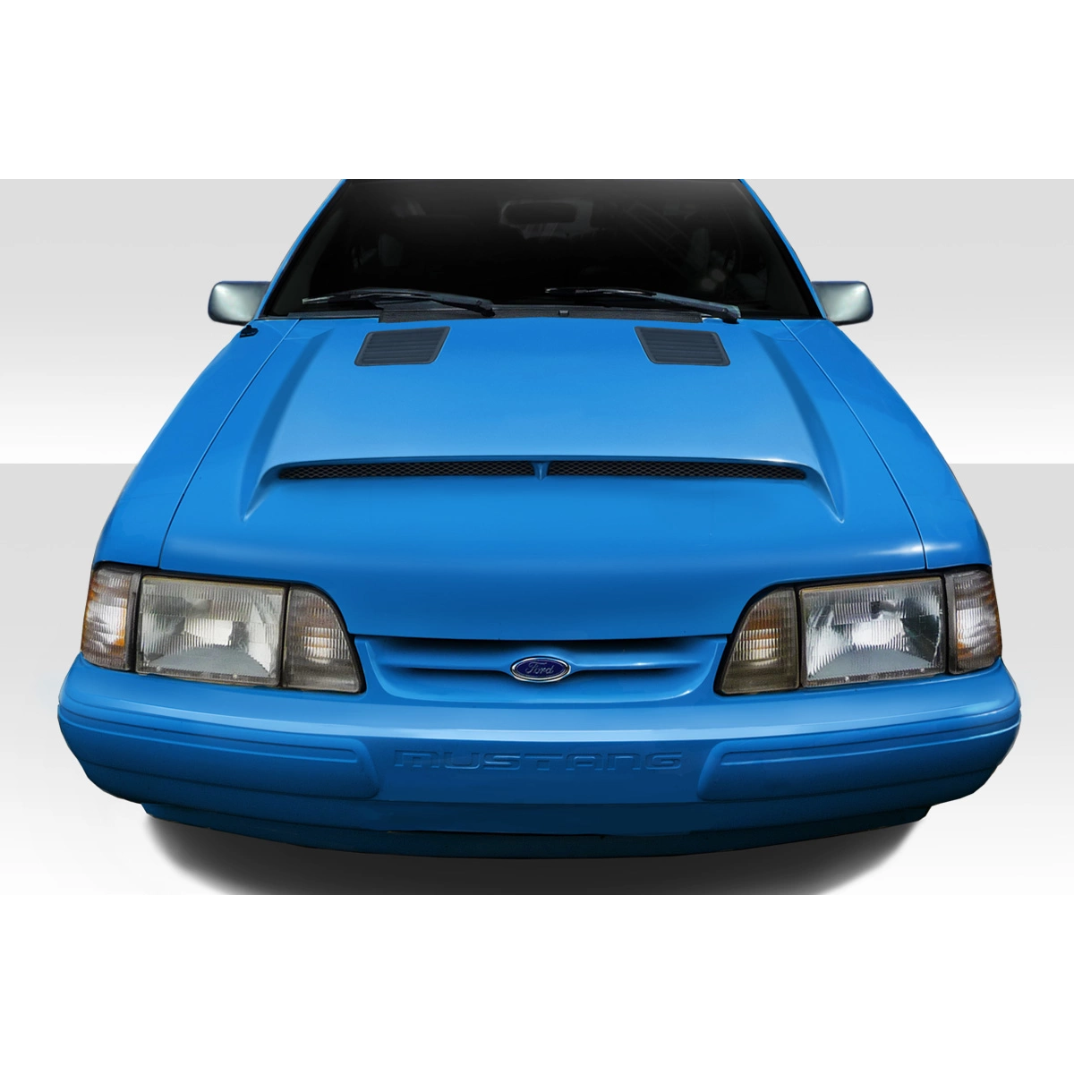 Modify your Ford Mustang 1987 with our Exterior/Hoods - 1