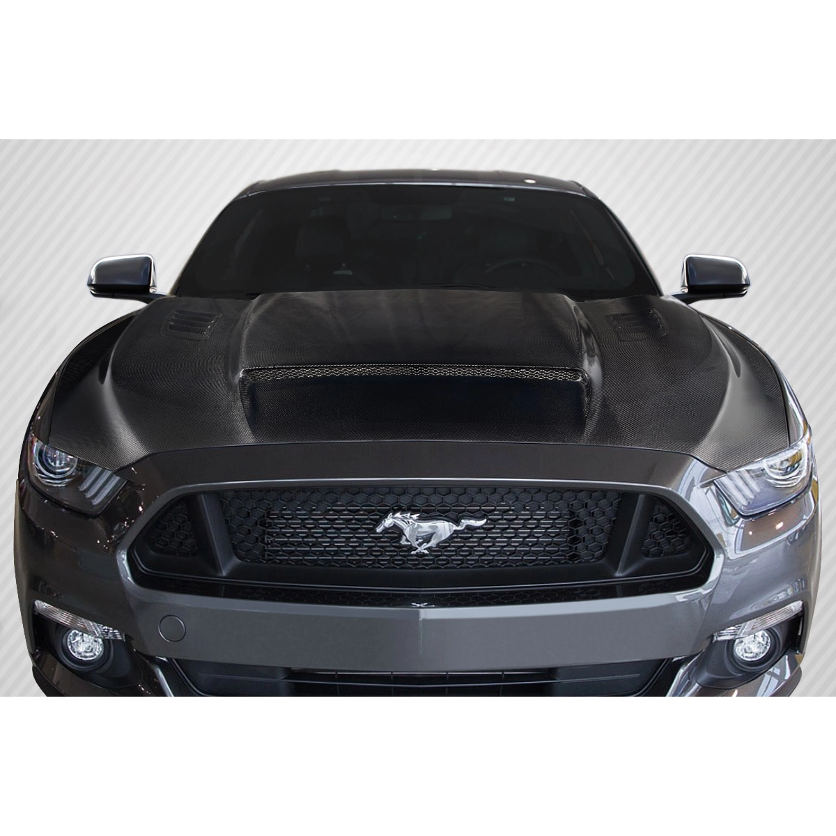 Modify your Ford Mustang 2015 with our Exterior/Hoods - 1