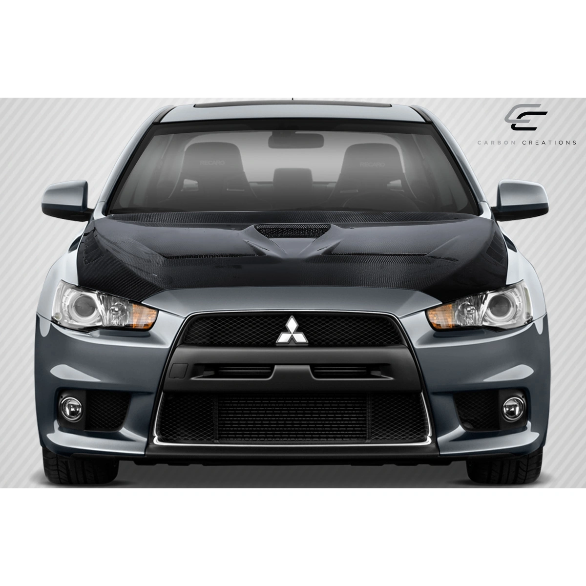 Modify your Mitsubishi Evolution 2008 with our Exterior/Hoods - 1