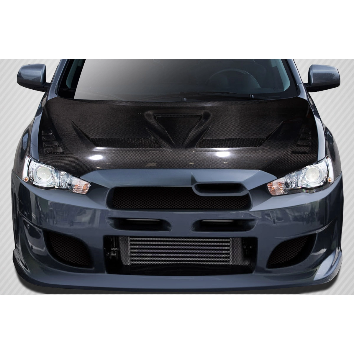 Modify your Mitsubishi Evolution 2008 with our Exterior/Hoods - 7