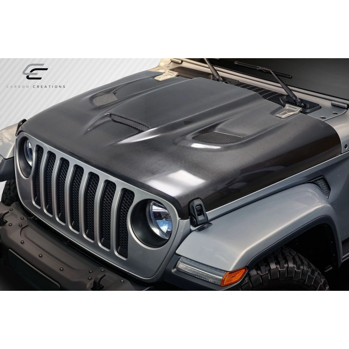 Modify your Jeep Gladiator 2018 with our Exterior/Hoods - 10