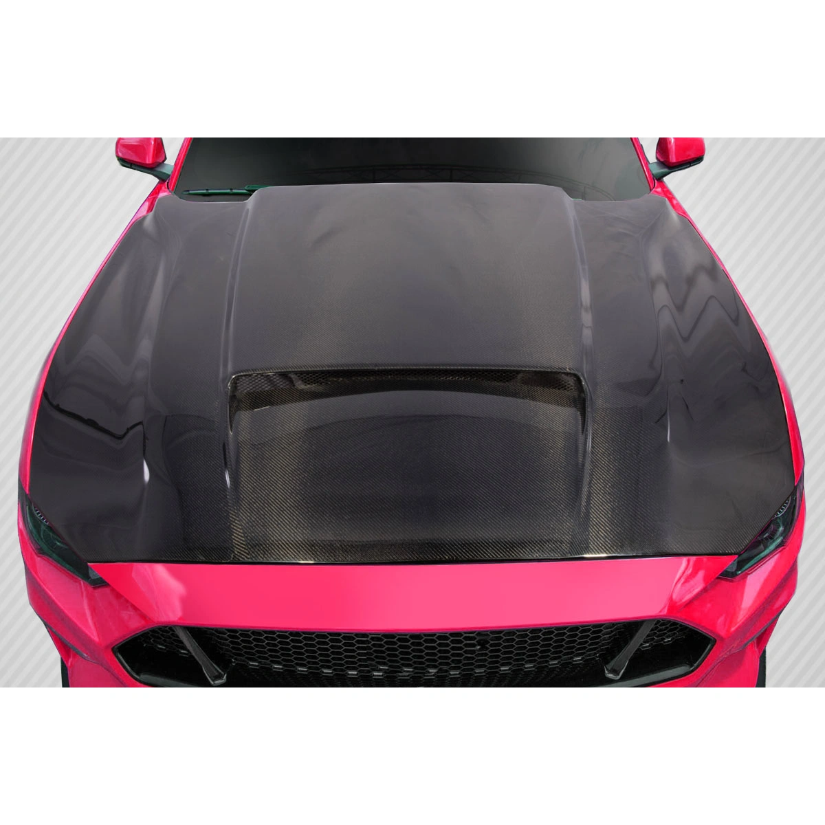 Modify your Ford Mustang 2018 with our Exterior/Hoods - 1