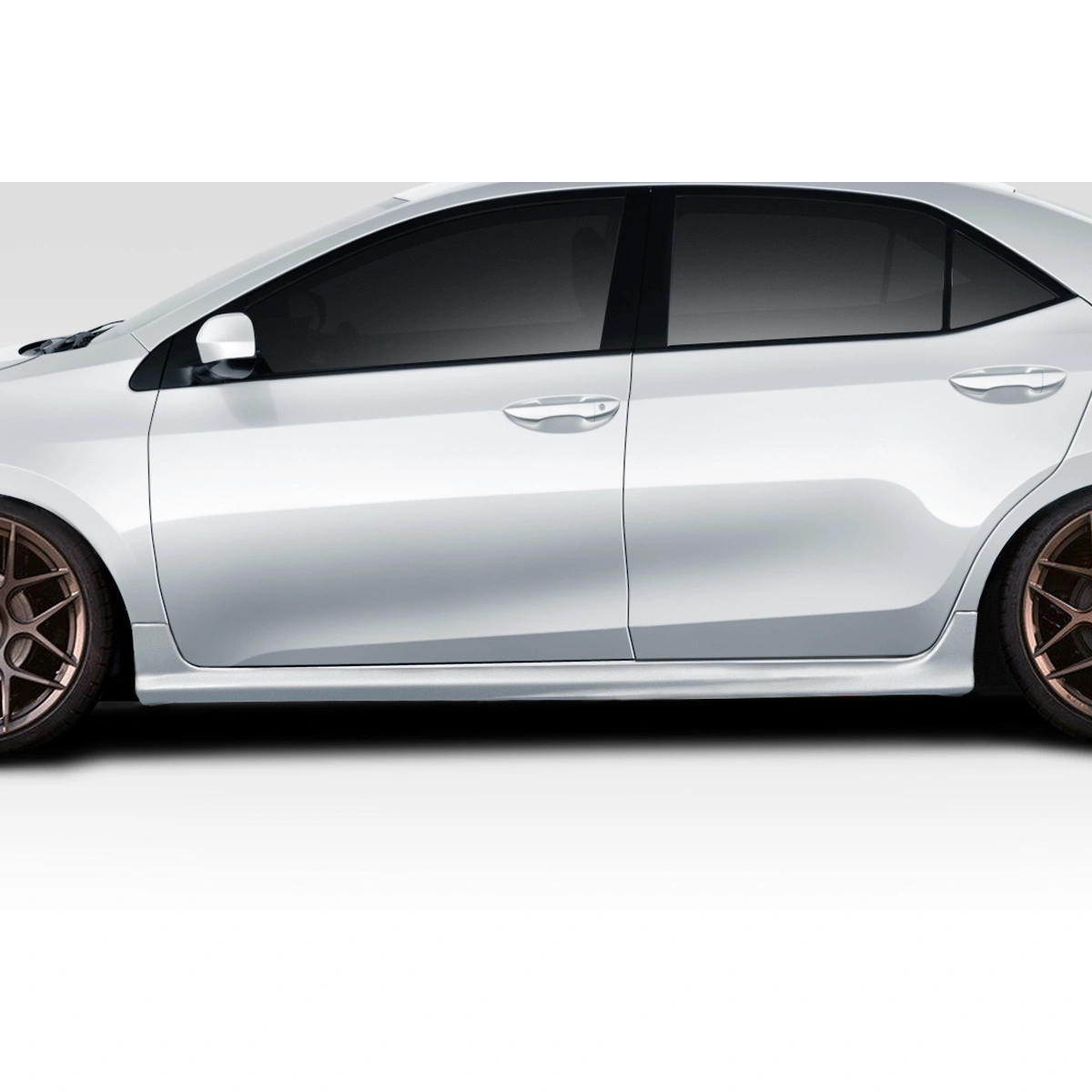 Modify your Toyota Corolla 2014 with our Exterior/Side Skirts - 1
