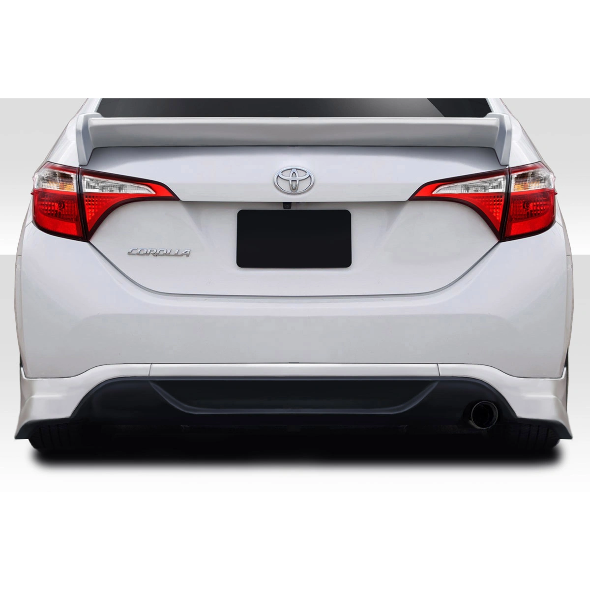 Modify your Toyota Corolla 2014 with our Exterior/Rear Lips - 1