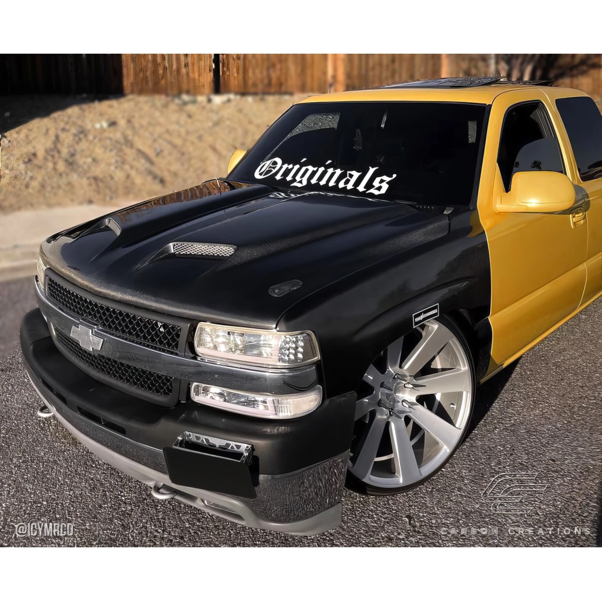 Modify your Chevrolet Silverado 1999 with our Exterior/Hoods - 8
