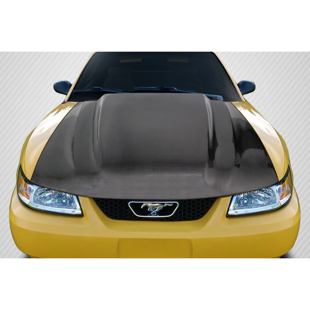 Modify your Ford Mustang 1999 with our Exterior/Hoods - 1