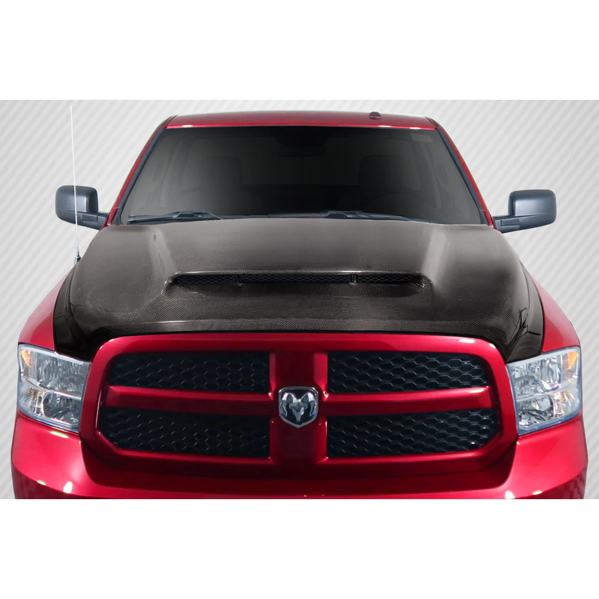 Modify your Dodge Ram 2009 with our Exterior/Hoods - 1