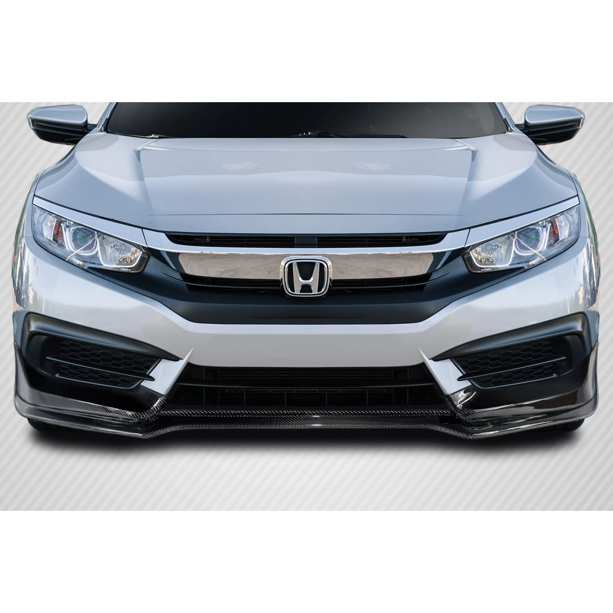 Modify your Honda Civic 2016 with our Exterior/Front Lips - 1
