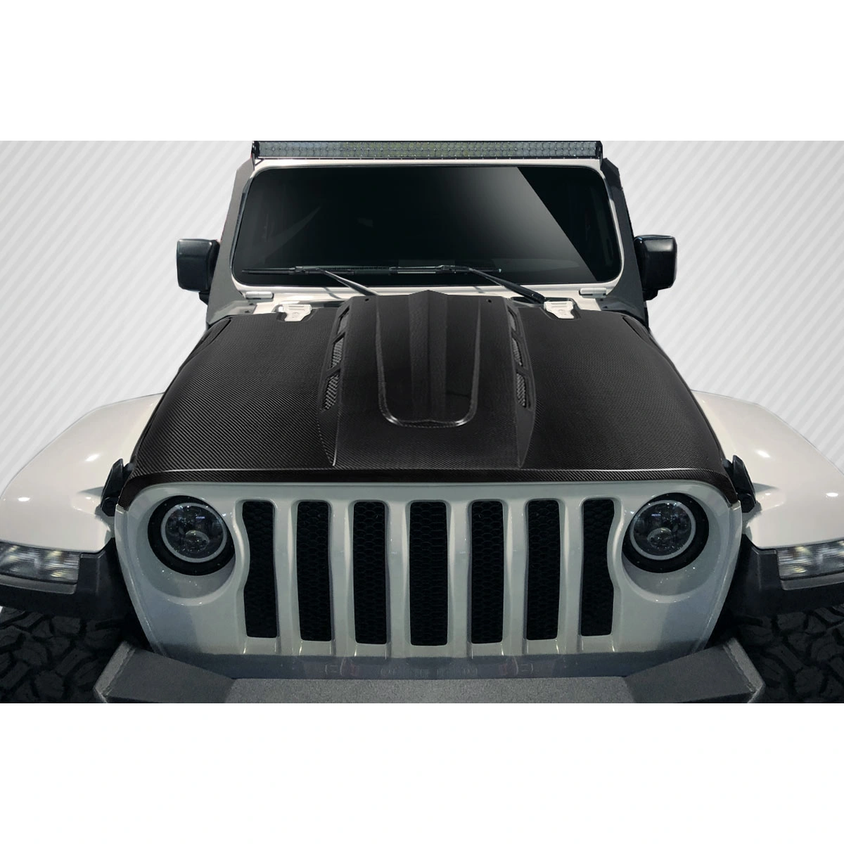 Modify your Jeep Gladiator 2018 with our Exterior/Hoods - 1