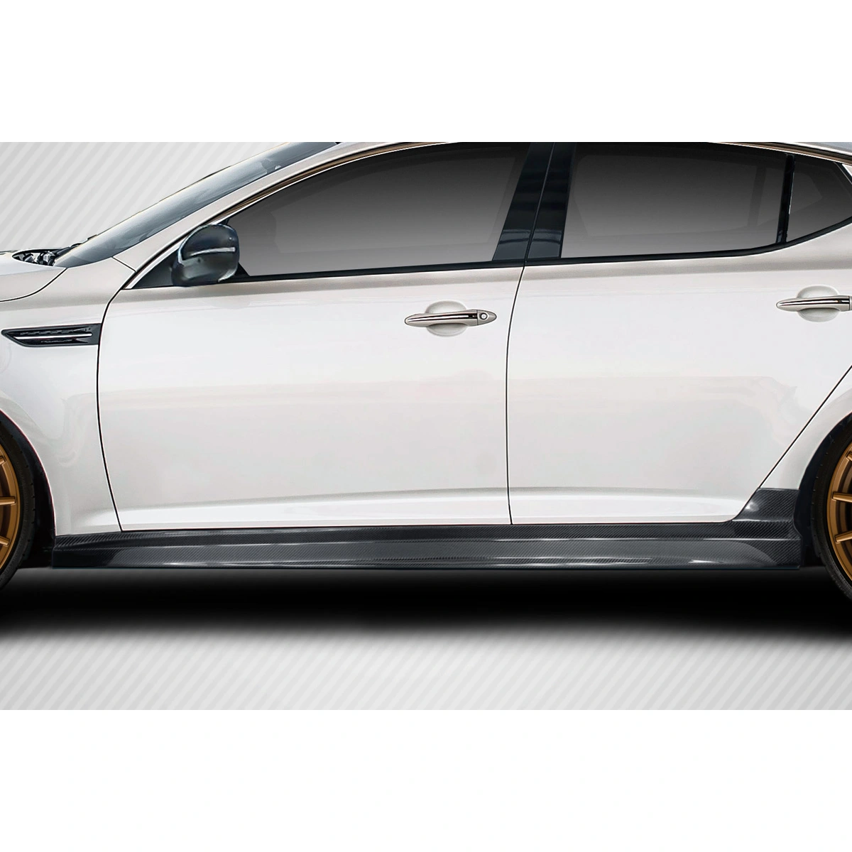 Modify your KIA Optima 2011 with our Exterior/Side Skirts - 1