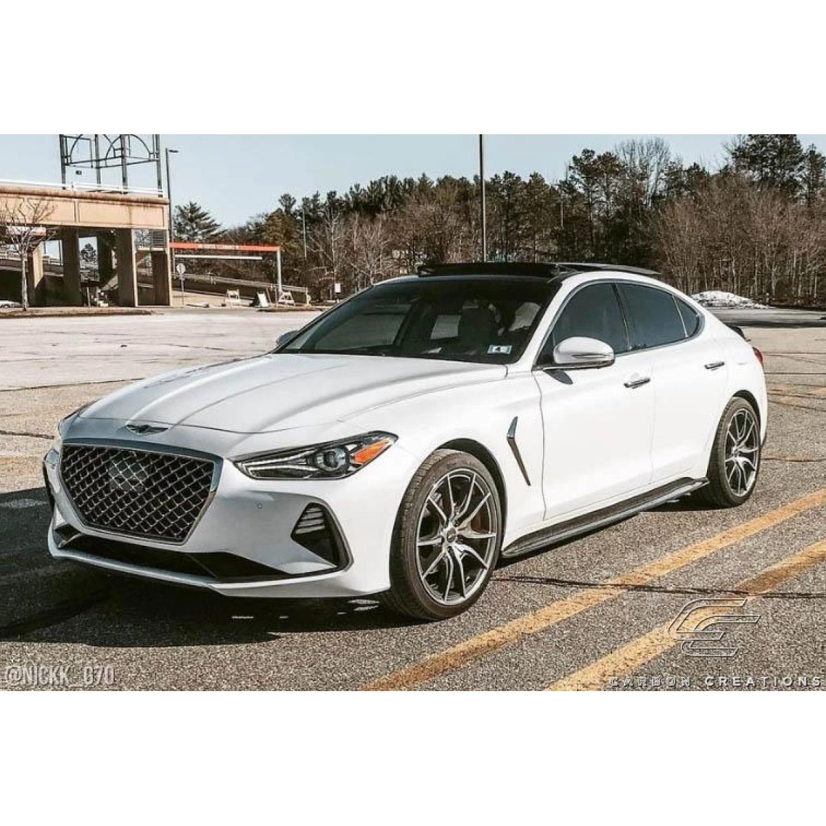 Modify your Hyundai Genesis 2019 with our Exterior/Side Skirts - 8