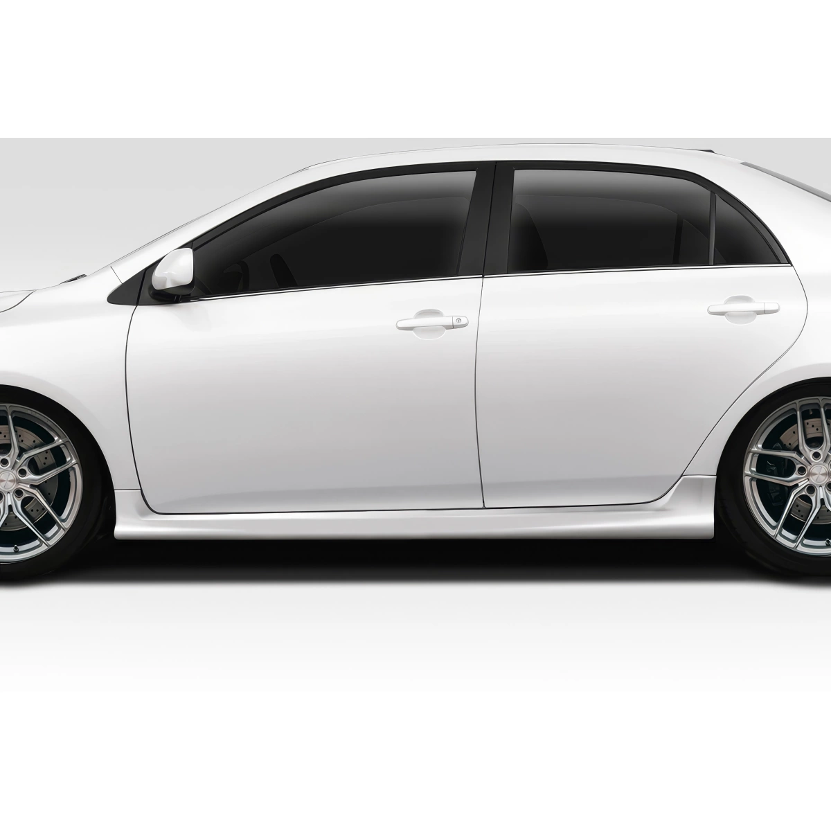 Modify your Toyota Corolla 2009 with our Exterior/Side Skirts - 1