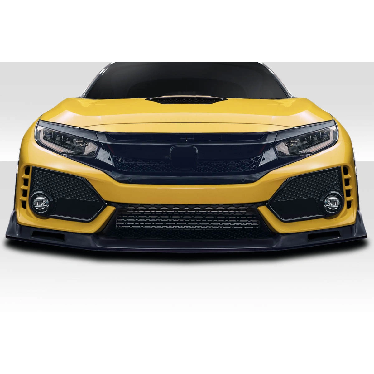 Modify your Honda Civic 2017 with our Exterior/Front Lips - 1
