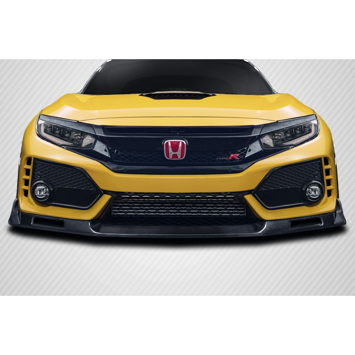 Modify your Honda Civic 2017 with our Exterior/Front Lips - 1