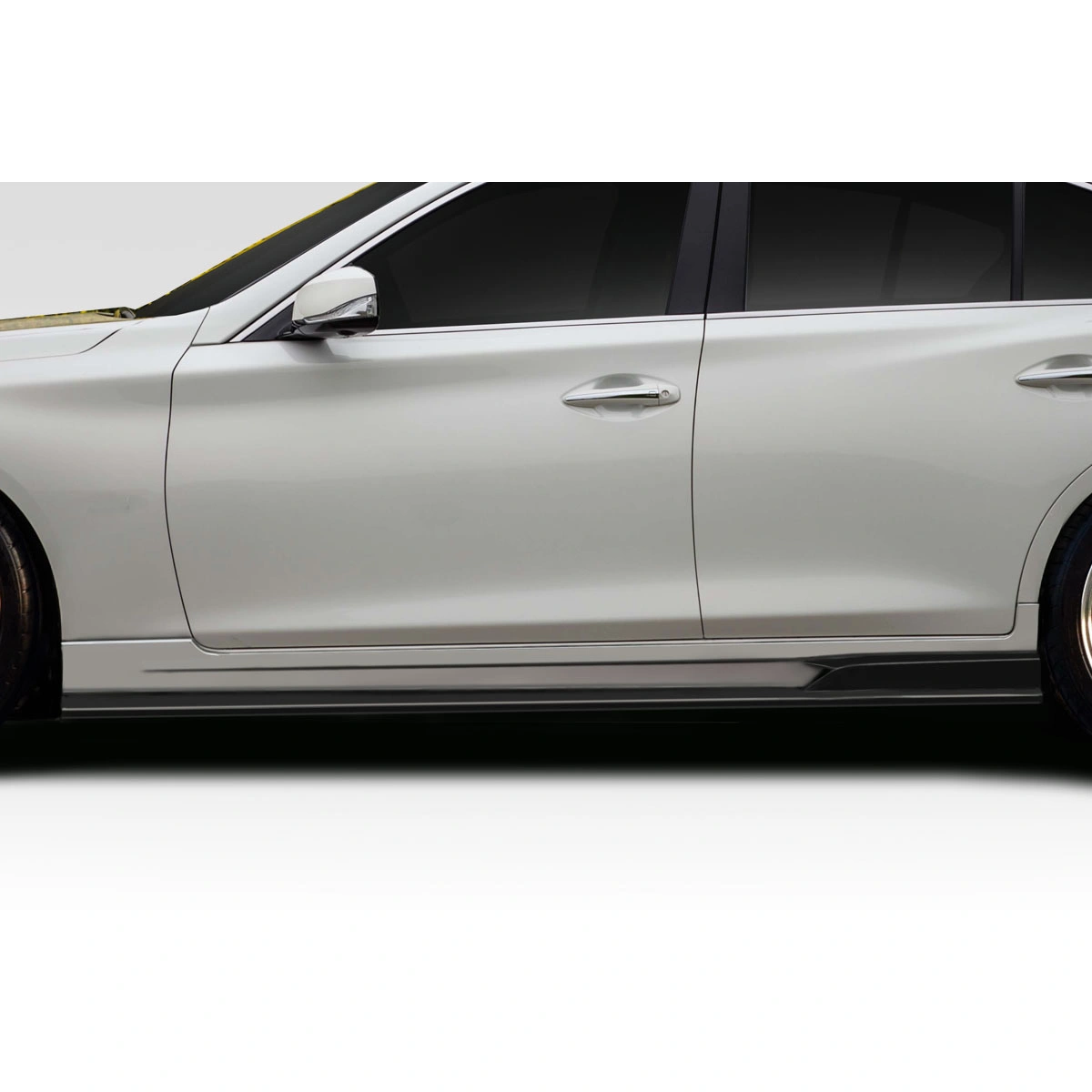 Modify your Infiniti Q50 2014 with our Exterior/Side Skirts - 1