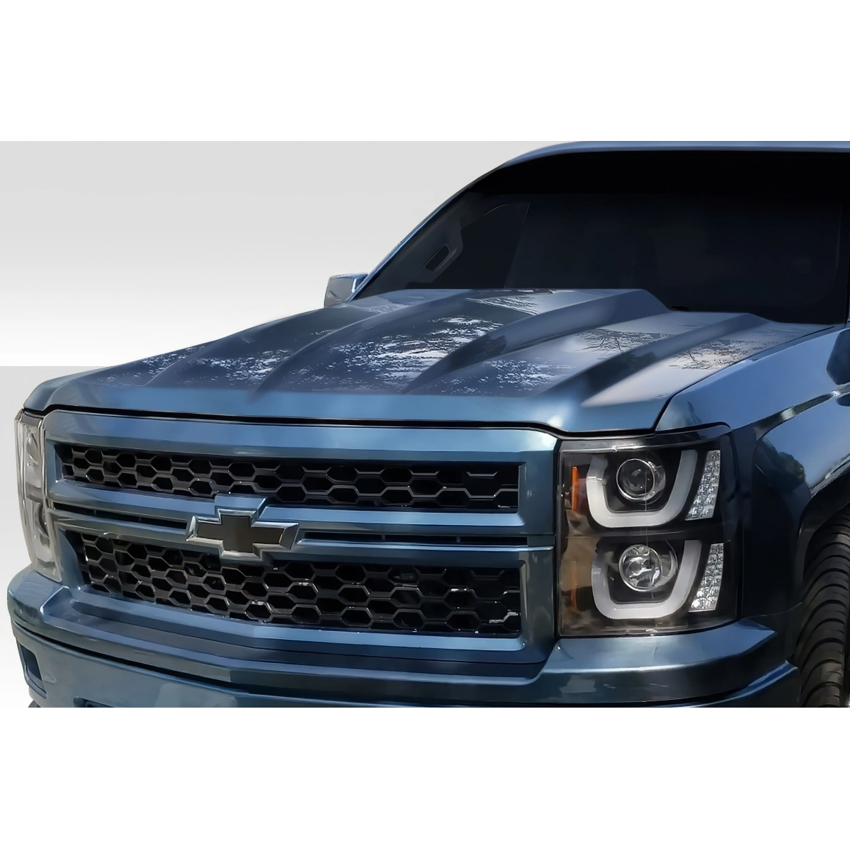 Modify your Chevrolet Silverado 2014 with our Exterior/Hoods - 6