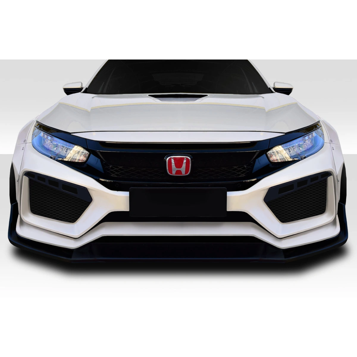 Modify your Honda Civic 2016 with our Exterior/Front Bumpers - 1