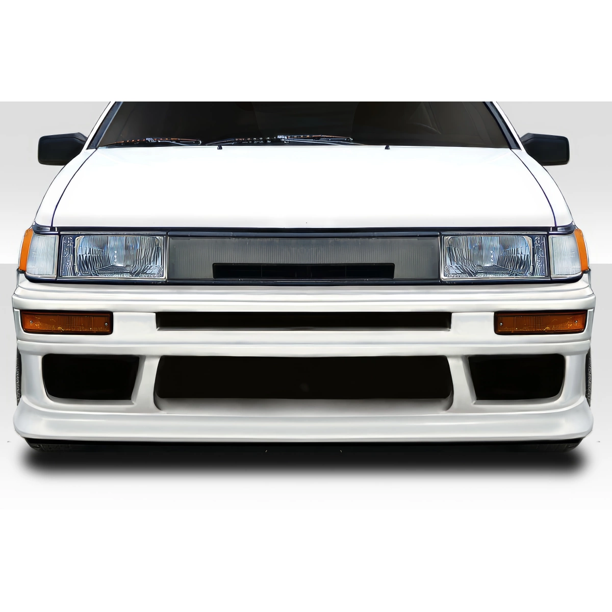 Modify your Toyota Corolla 1984 with our Exterior/Front Bumpers - 1