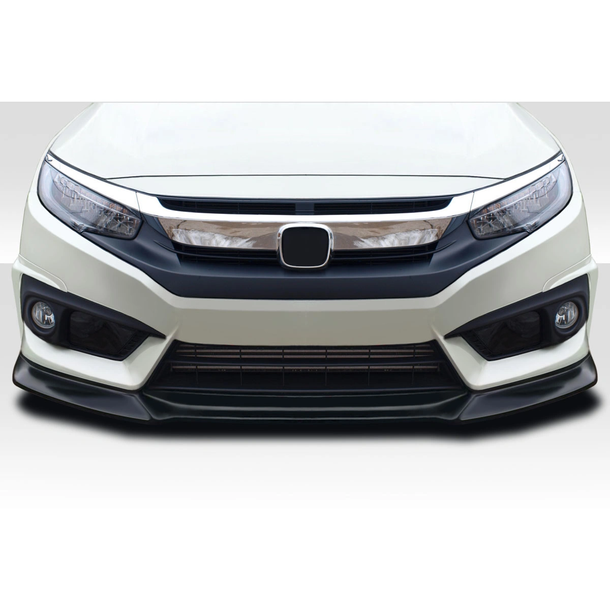 Modify your Honda Civic 2016 with our Exterior/Front Lips - 1