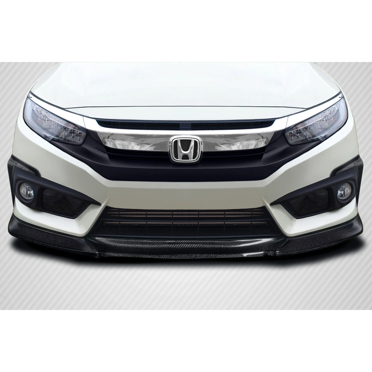 Modify your Honda Civic 2016 with our Exterior/Front Lips - 1