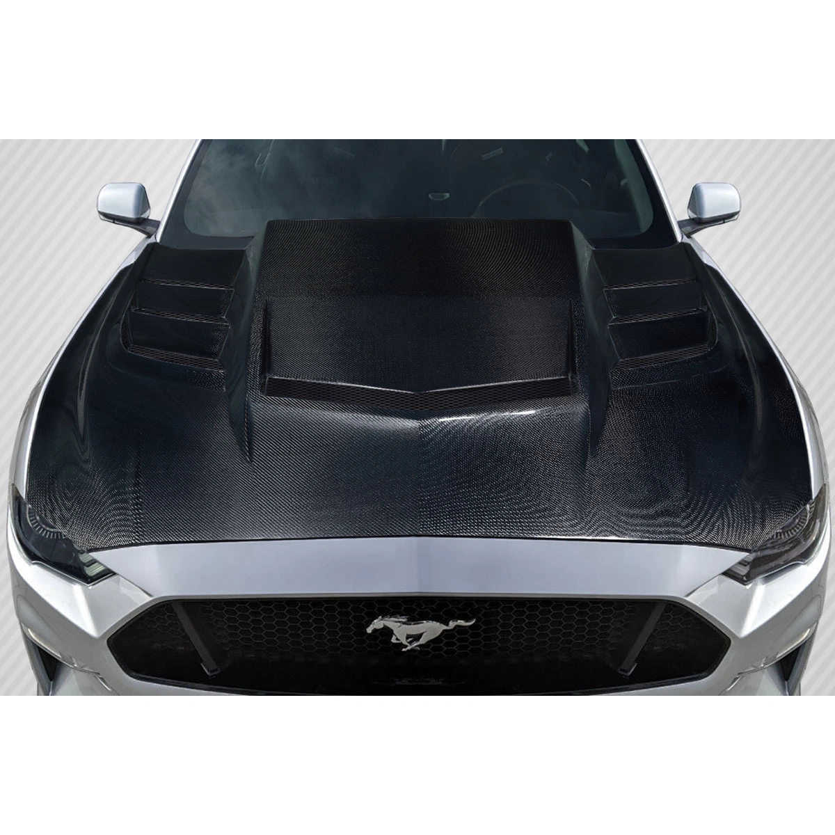 Modify your Ford Mustang 2018 with our Exterior/Hoods - 1