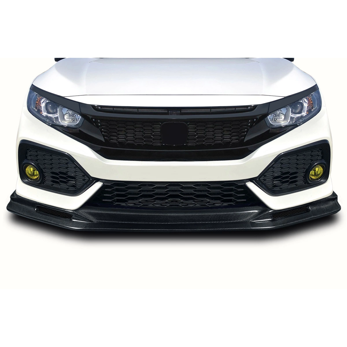 Modify your Honda Civic 2017 with our Exterior/Front Lips - 1