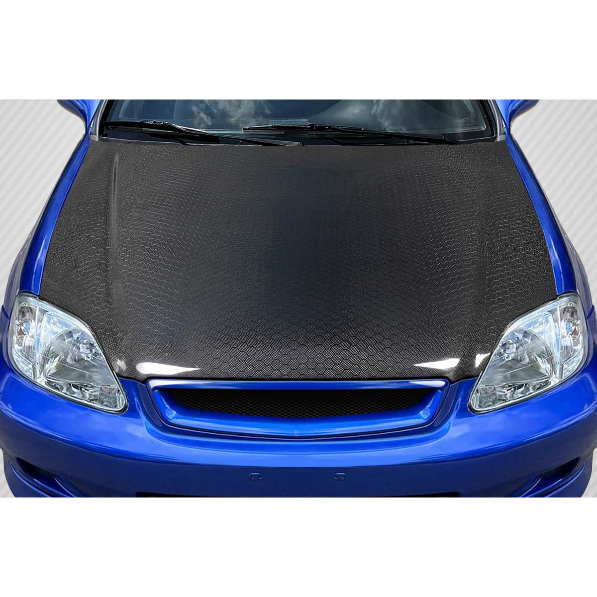 Modify your Honda Civic 1999 with our Exterior/Hoods - 1