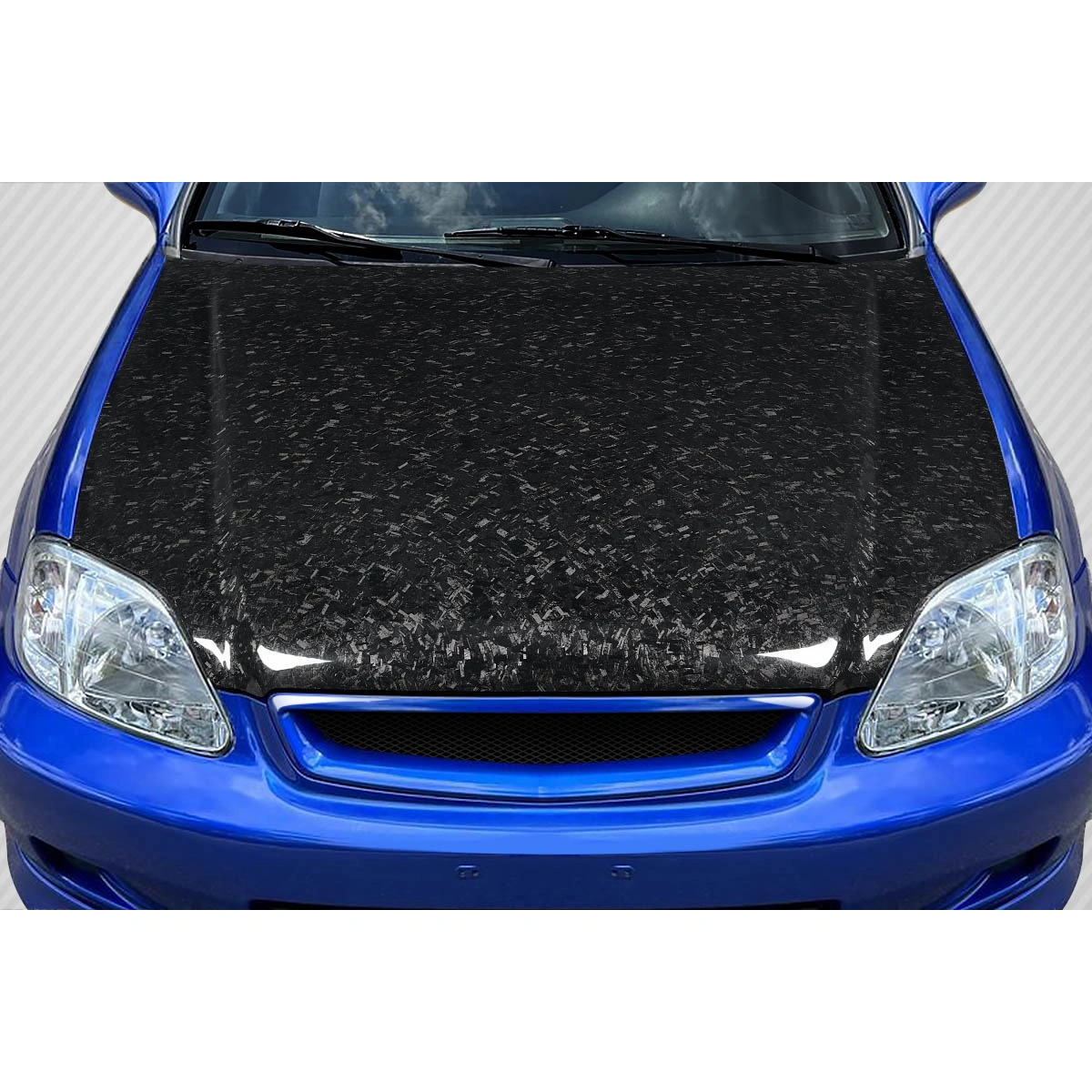 Modify your Honda Civic 1999 with our Exterior/Hoods - 1