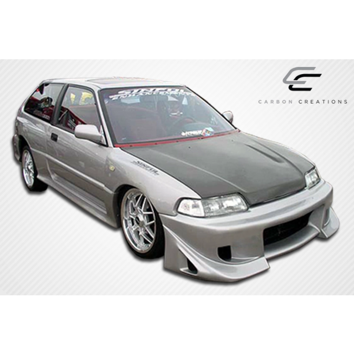 Modify your Honda Civic 1988 with our Exterior/Hoods - 10