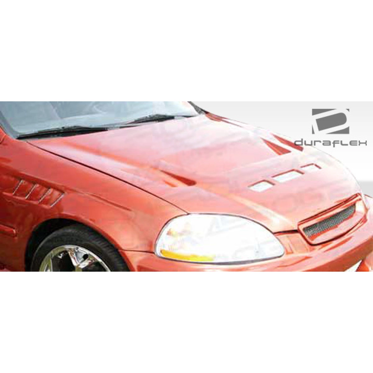 Modify your Honda Civic 1996 with our Exterior/Hoods - 8