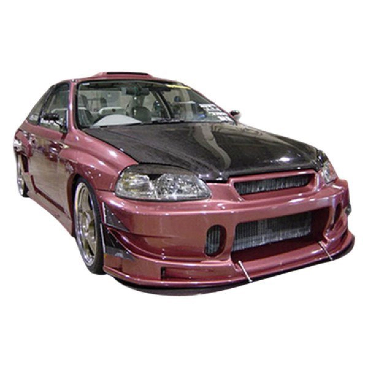 Modify your Honda Civic 1996 with our Exterior/Front Bumpers - 3