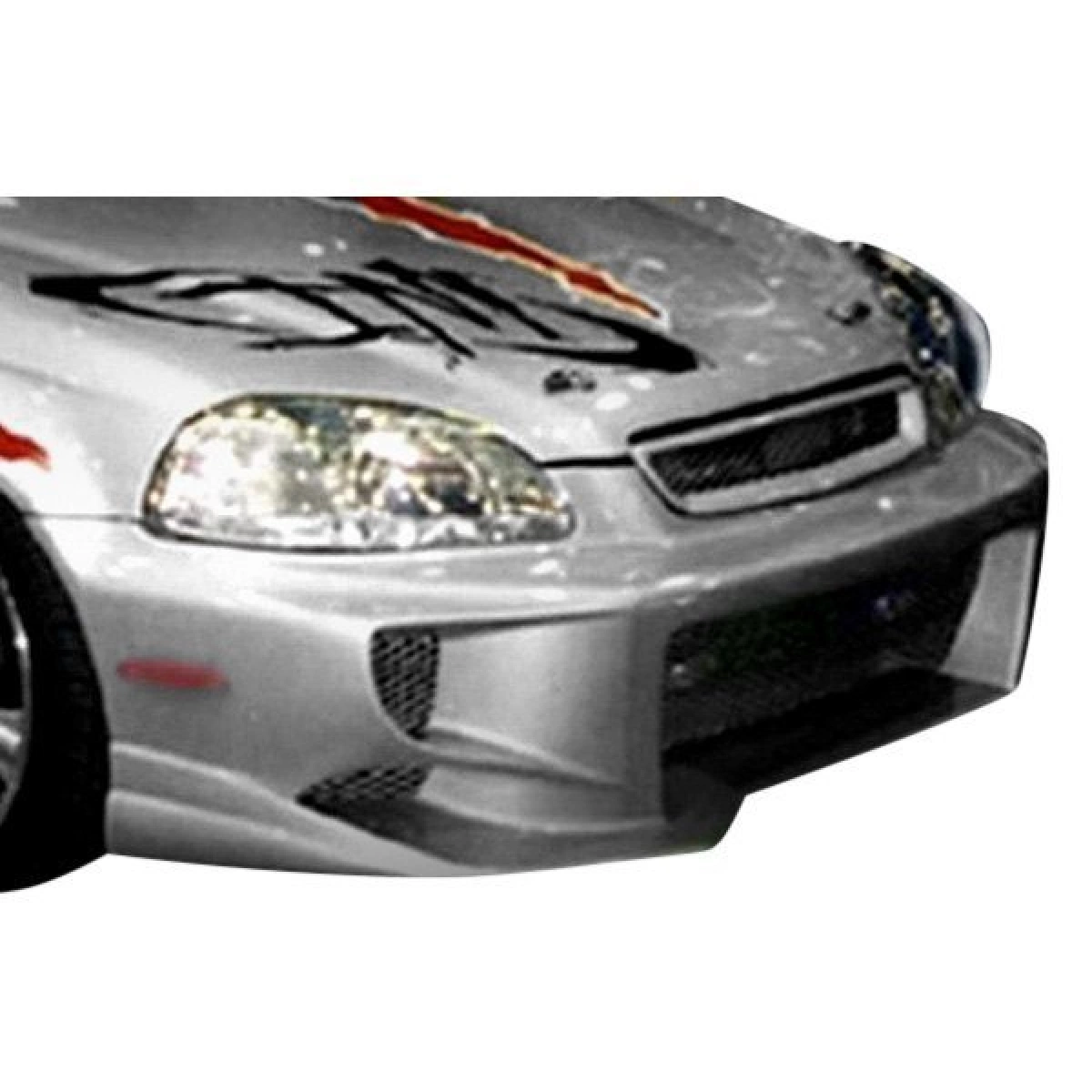 Modify your Honda Civic 1996 with our Exterior/Front Bumpers - 1