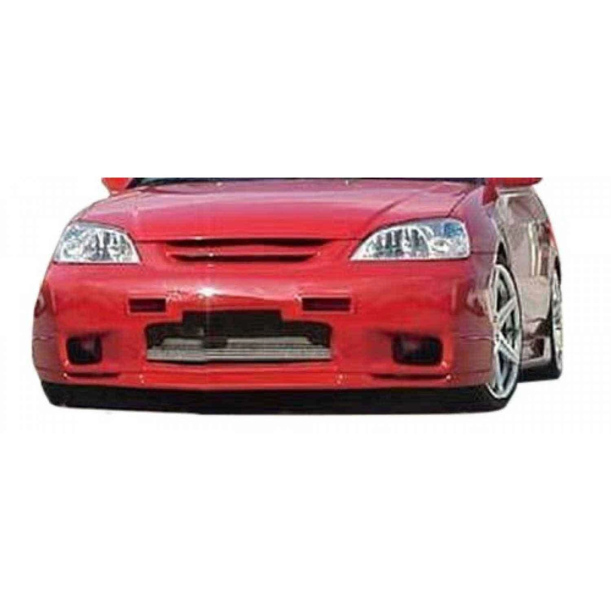 Modify your Honda Civic 2001 with our Exterior/Front Lips - 3