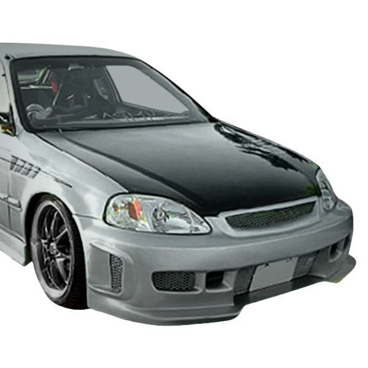 Modify your Honda Civic 1996 with our Exterior/Front Bumpers - 1