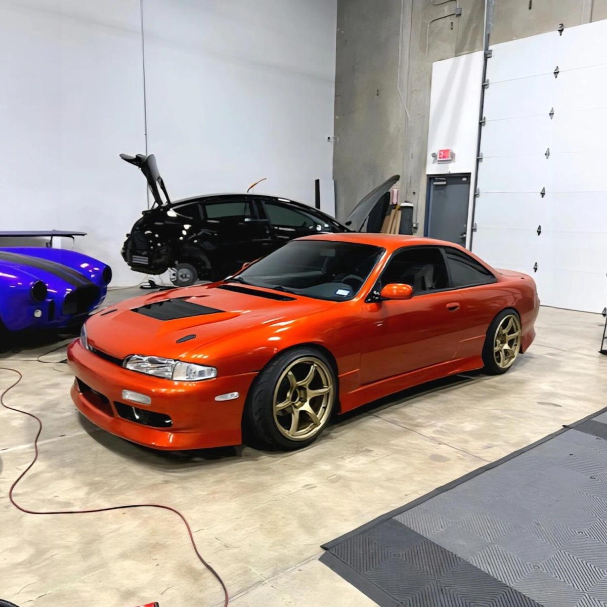 Nissan 240SX S14 95 96 Navan Style 1 Piece Polyurethane Front Bumper 