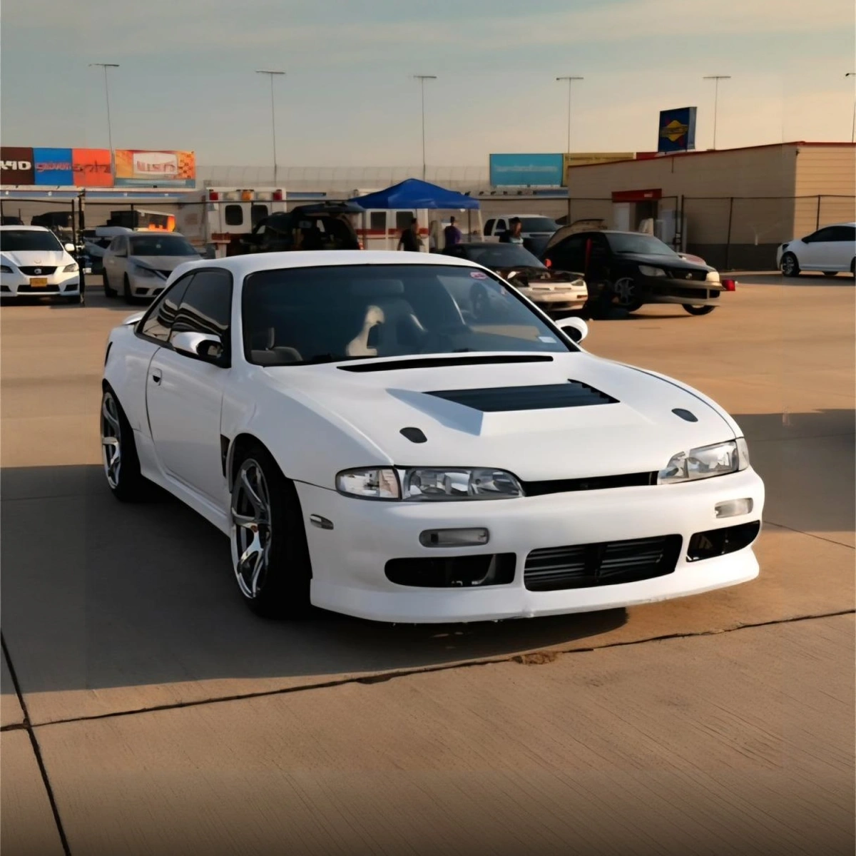 Modify your Nissan 240SX 1995 with our Exterior/Front Bumpers - 11