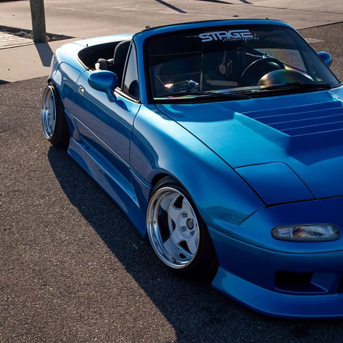 Mazda Miata 90-97 Deuce Style 2 Piece Polyurethane Side Skirts